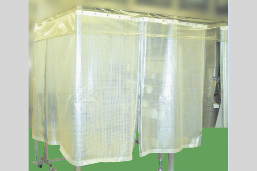 クリーンブースカーテン設置工事