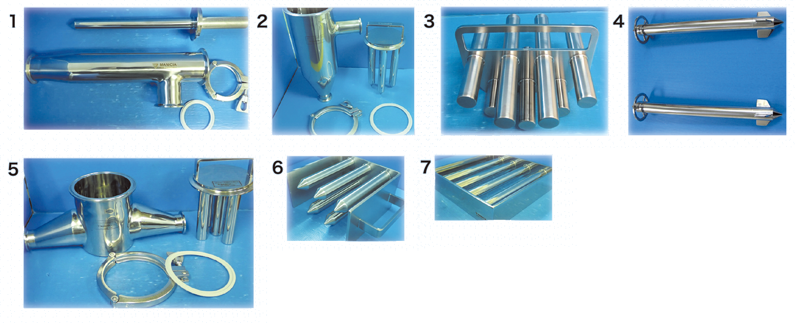 液体・粉粒体用マグネットフィルター